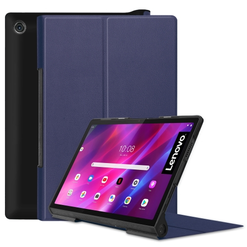 LEATHER Lenovo Yoga Tab 11 összecsukható huzat sötétkék akciós termékkép 1