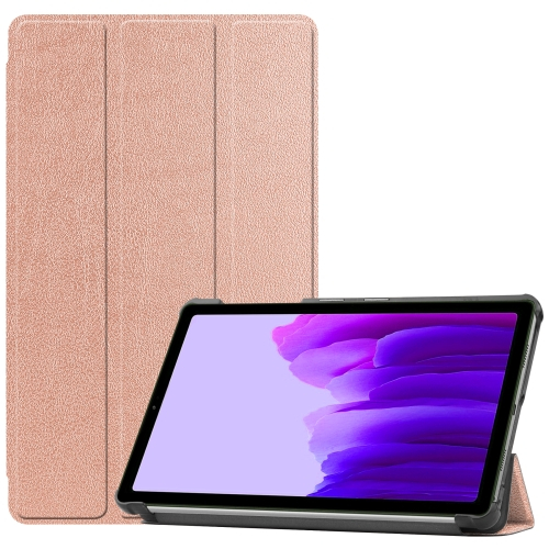 LEATHER Samsung Galaxy Tab A7 Lite rózsaszín flip borító akciós termékkép 1