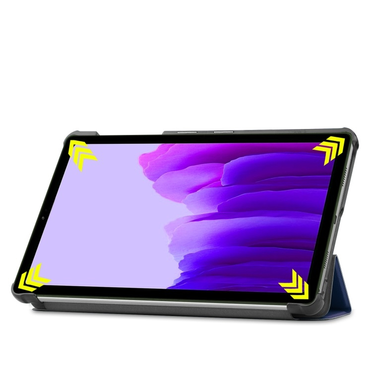 LEATHER Flip tok Samsung Galaxy Tab A7 Lite sötétkék termék 2. képe