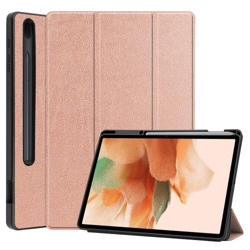LEATHER Samsung Galaxy Tab S8+ / S7+ / S7 FE rózsaszín akciós termékkép 1