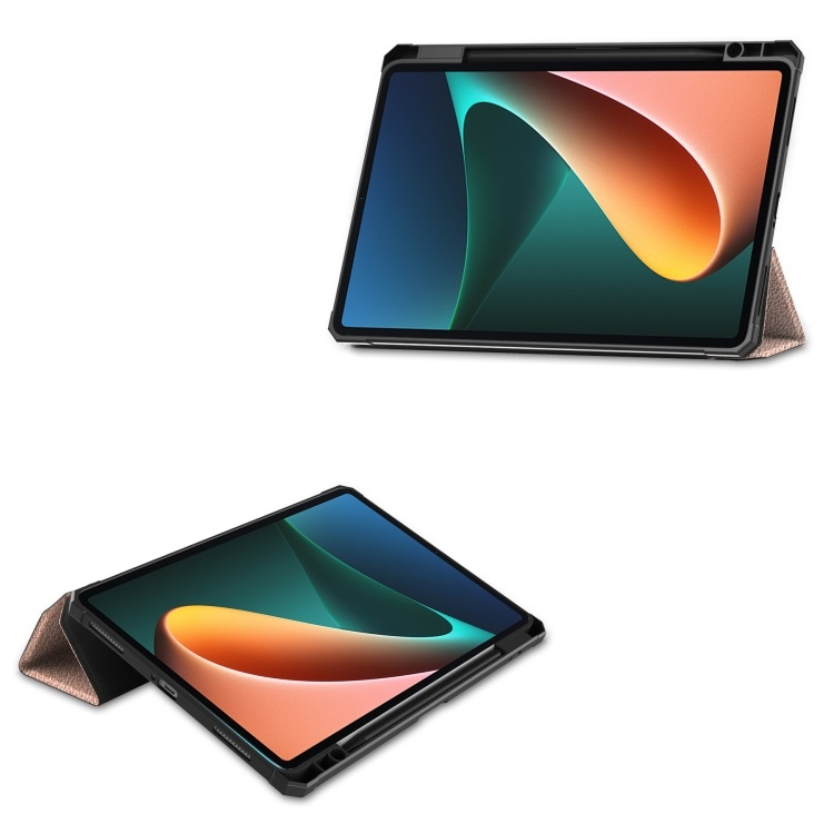 LEATHER Flip tok Xiaomi Pad 5 / Xiaomi Pad 5 Pro arany termék 2. képe
