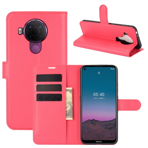 LITCHI Védőburkolat Nokia 5.4 piros termék 2. képe