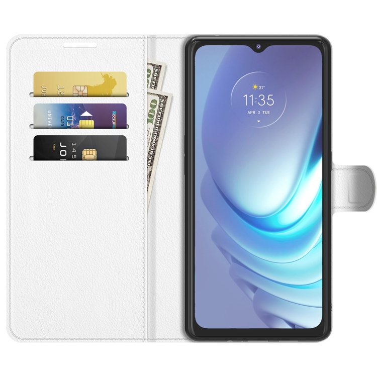 LITCHI Motorola Moto G50 védőburkolat fehér termék 2. képe