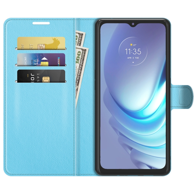 LITCHI Motorola Moto G50 kék védőburkolat termék 2. képe