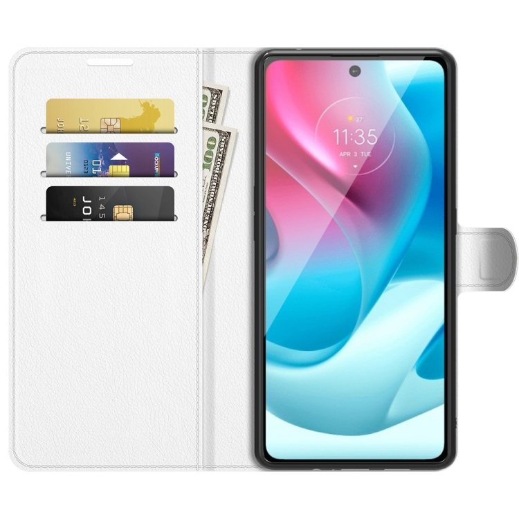 LITCHI Védőburkolat Motorola Moto G60s fehér termék 2. képe