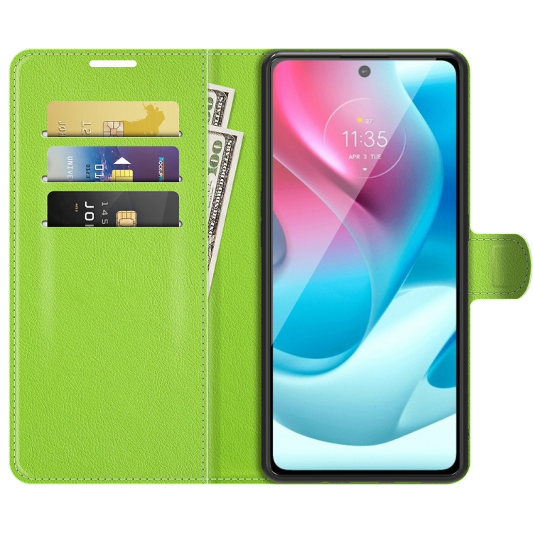 LITCHI Védőburkolat Motorola Moto G60s zöld termék 2. képe
