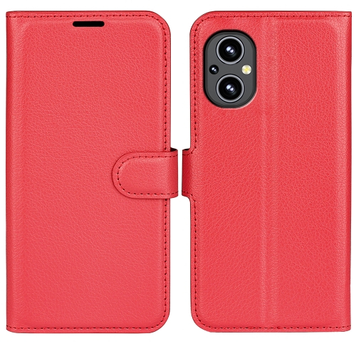 LITCHI Védőburkolat OnePlus Nord N20 5G piros akciós termékkép 1