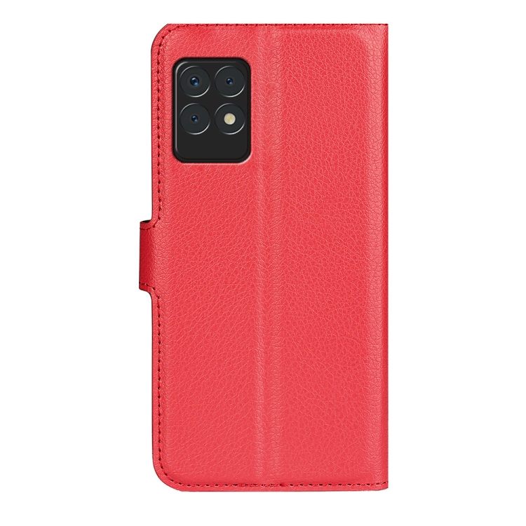 LITCHI Védőburkolat Realme 8i vörös termék 2. képe