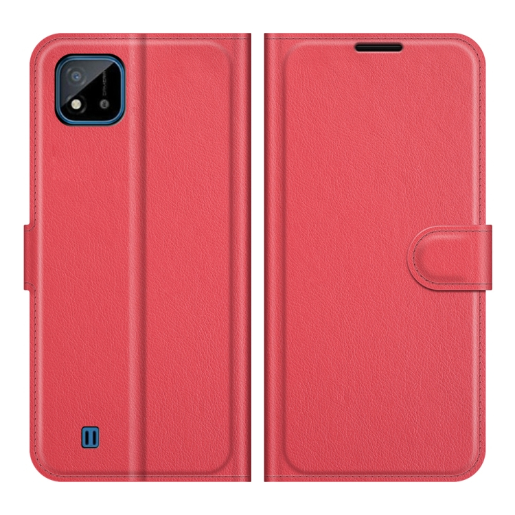 LITCHI védőburkolat Realme C11 2021 piros akciós termékkép 1