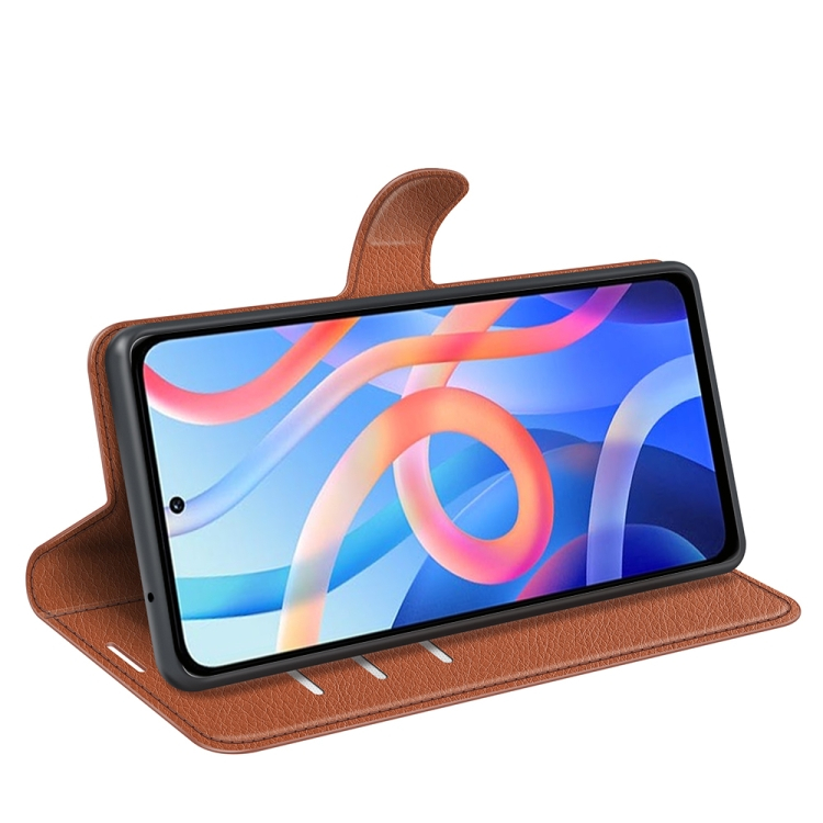 LITCHI Xiaomi Poco M4 Pro 5G / Redmi Note 11S 5G kék védőburkolat termék 2. képe