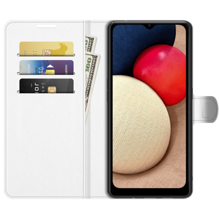 LITCHI Védő terjed Samsung Galaxy A03s fehér termék 2. képe