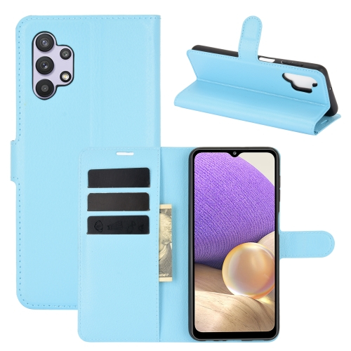 LITCHI Védőburkolat Samsung Galaxy A32 5G kék termék 2. képe