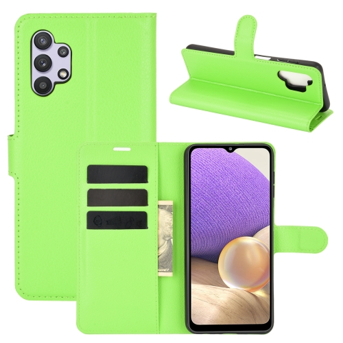 LITCHI Védőburkolat Samsung Galaxy A32 5G zöld termék 2. képe