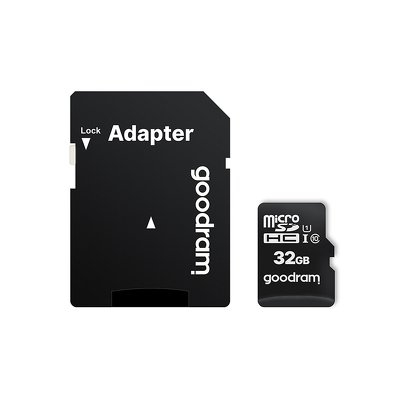 GOODRAM microSDHC 32GB UHS-I memóriakártya + adapter (M1AA-0320R11) termék 2. képe