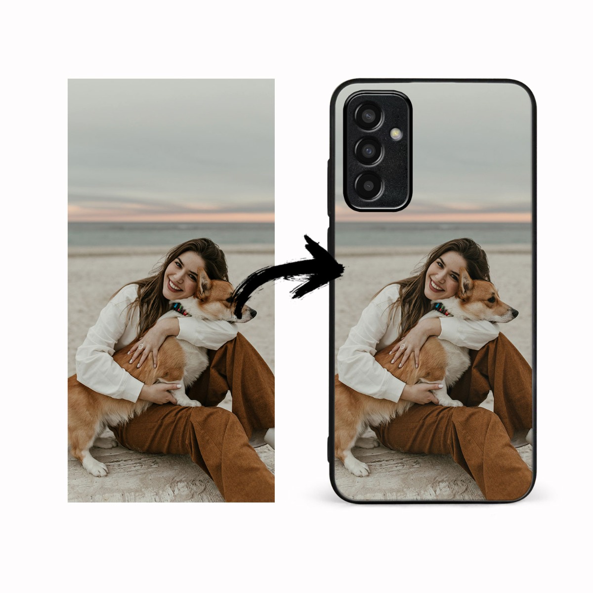 Egyedi fényképes tok Samsung Galaxy M23 5G készülékhez akciós termékkép 1