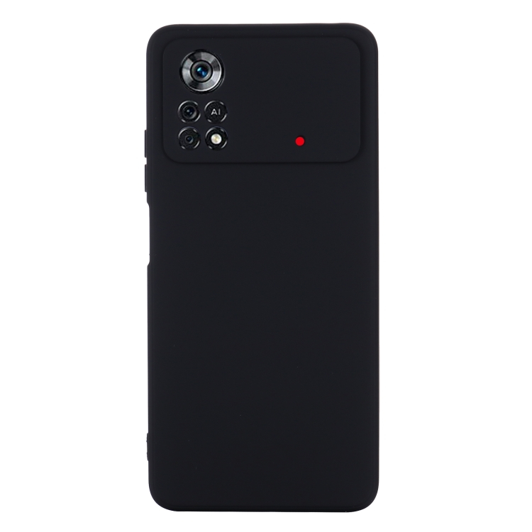RUBBER Gumi borítás Xiaomi Poco X4 Pro 5G fekete termék 2. képe