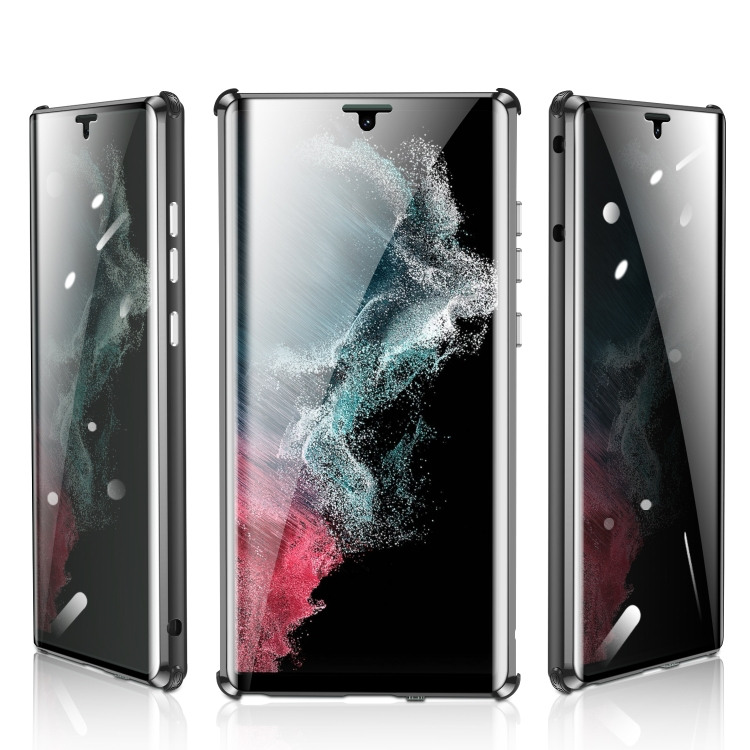 Mágneses burkolat 360 Samsung Galaxy S21 FE 5G fekete termék 2. képe