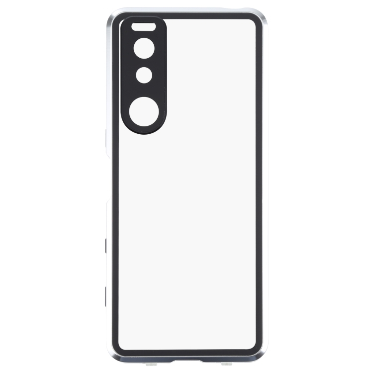 Mágneses borító 360 Sony Xperia 5 III ezüsthöz termék 2. képe