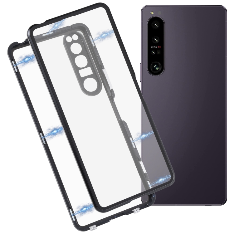 Mágneses borító 360 Sony Xperia 1 IV 5G fekete akciós termékkép 1