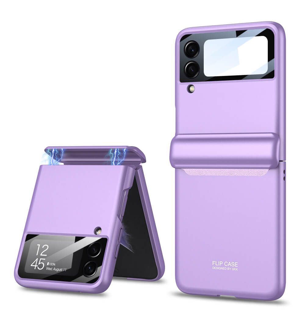 GKK MAGNETIC Műanyag tok Samsung Galaxy Z Flip lila termék 2. képe