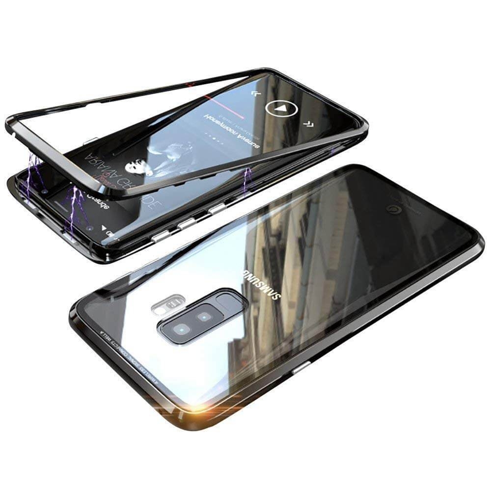 Magnetický obal 360 Samsung Galaxy S9 Plus čierny akciós termékkép 1