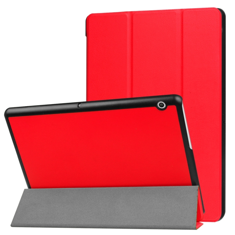 LEATHER Flip fedél a Huawei MediaPad T3 10 piroshoz akciós termékkép 1