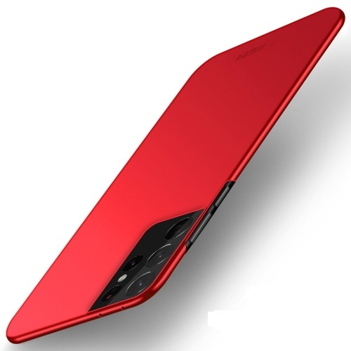 MOFI Ultra vékony tok Samsung Galaxy S21 Ultra 5G piros akciós termékkép 1