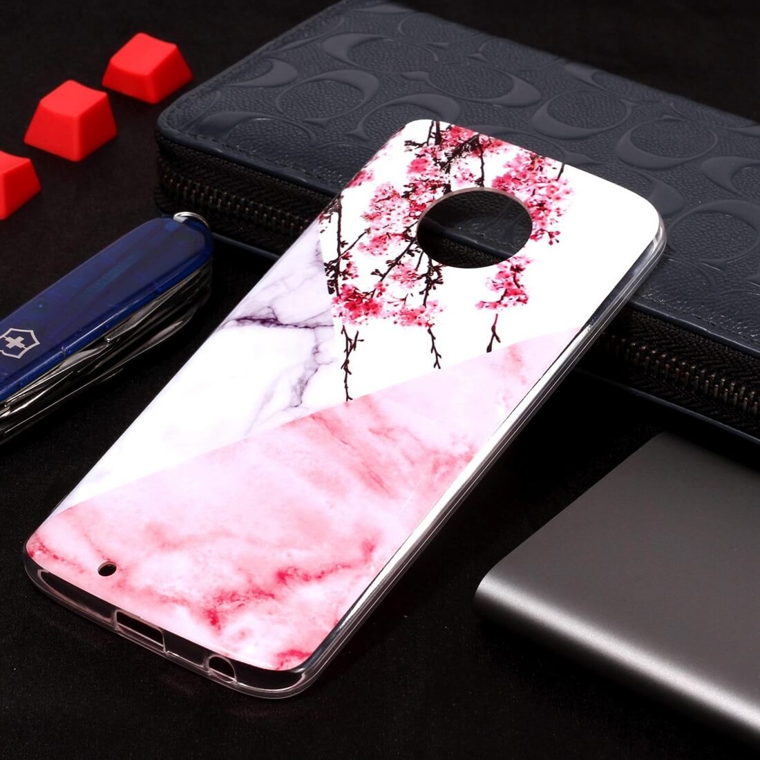 ART TPU ochranný obal Motorola Moto G6 PLUM akciós termékkép 1