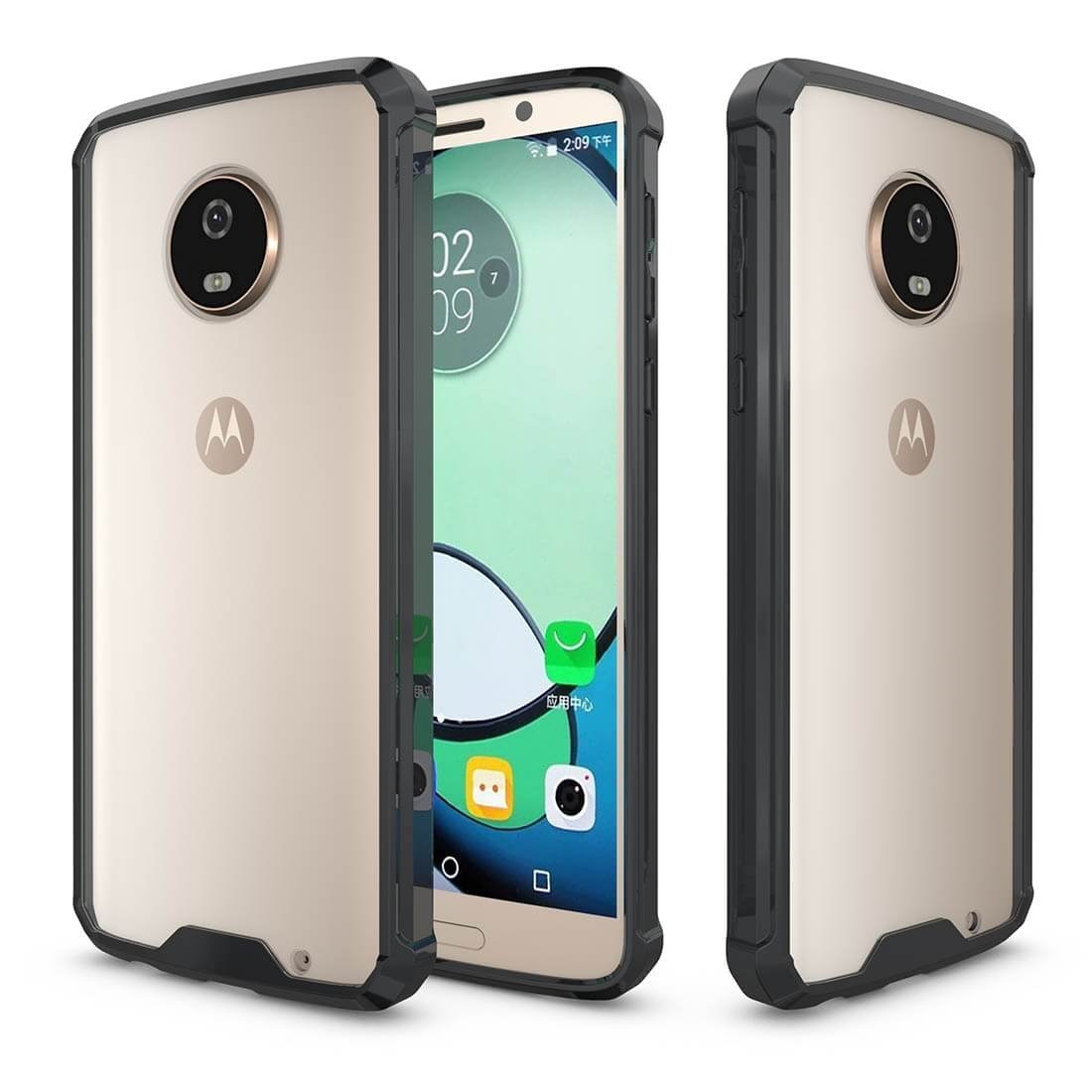 SHOCK Odolný kryt Motorola Moto G6 Plus čierny termék 2. képe