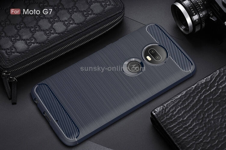 FLEXI TPU Motorola Moto G7 kék termék 2. képe
