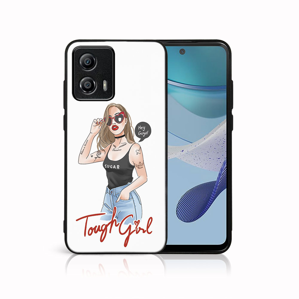 MY ART Védőburkolat: Motorola Moto G53 5G TOUGH GIRL (131) akciós termékkép 1