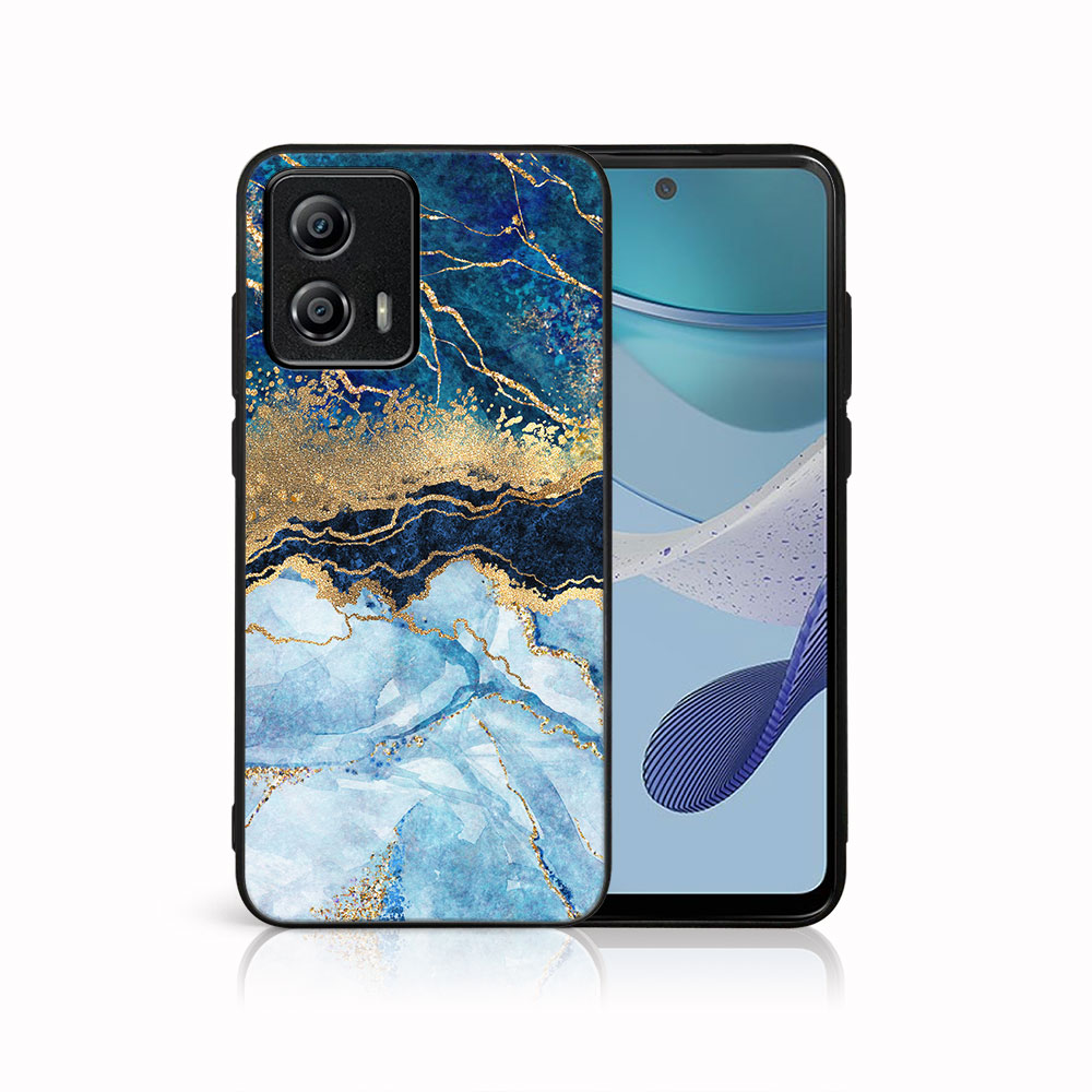 MY ART Védőburkolat: Motorola Moto G53 5G BLUE MARBLE (141) akciós termékkép 1