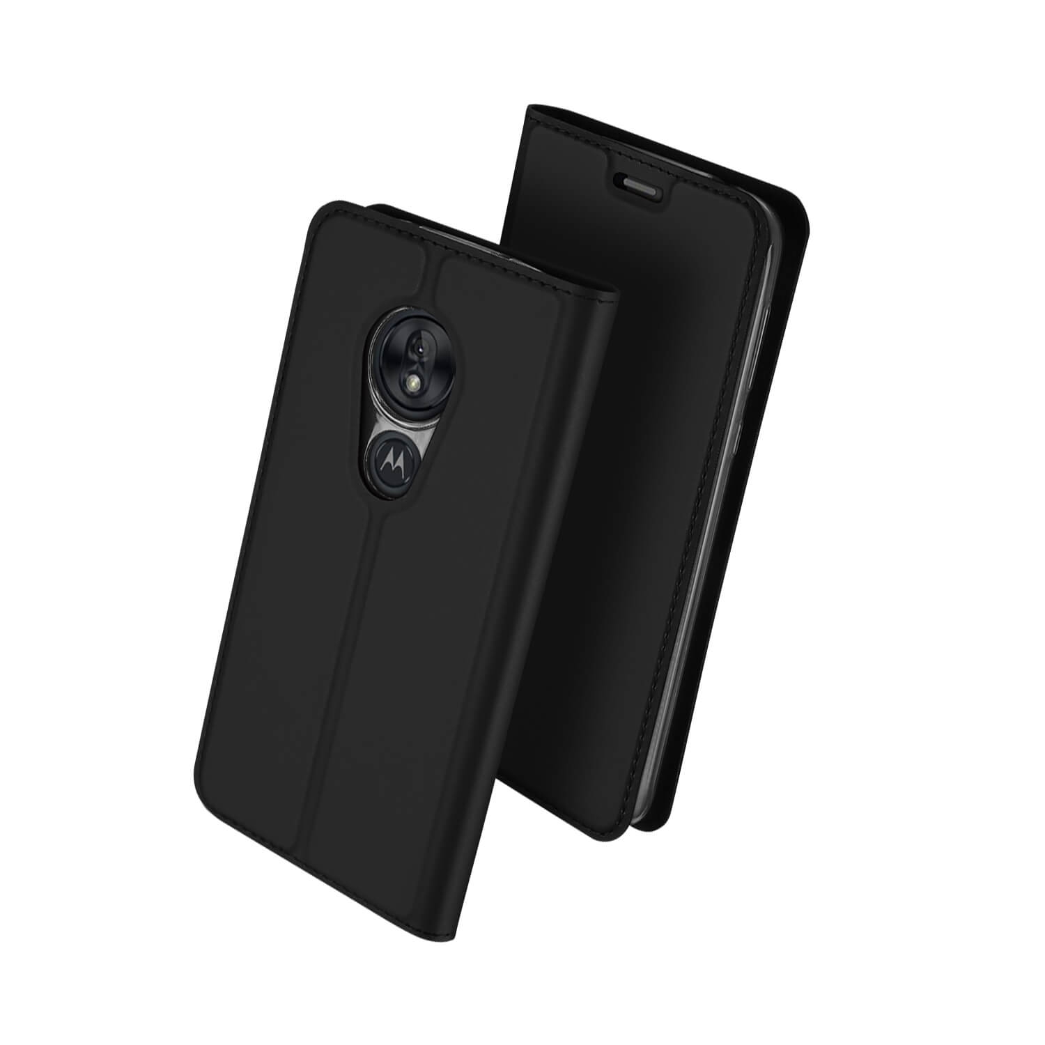DUX Peňaženkové puzdro Motorola Moto G7 Play čierne akciós termékkép 1