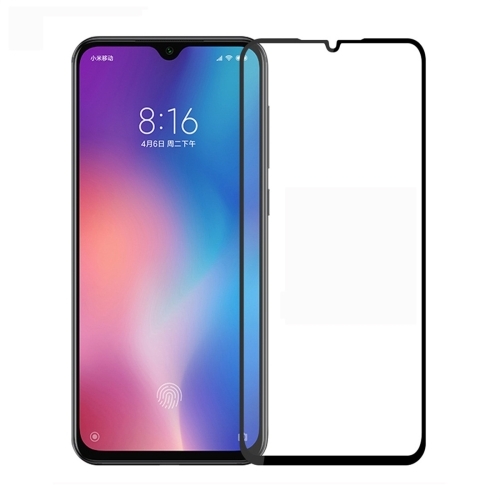 3D Edzett üveg Xiaomi Mi 9 SE fekete akciós termékkép 1