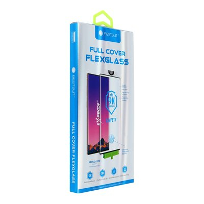 3D NANO Edzett üveg Samsung Galaxy S21 FE 5G fekete akciós termékkép 1
