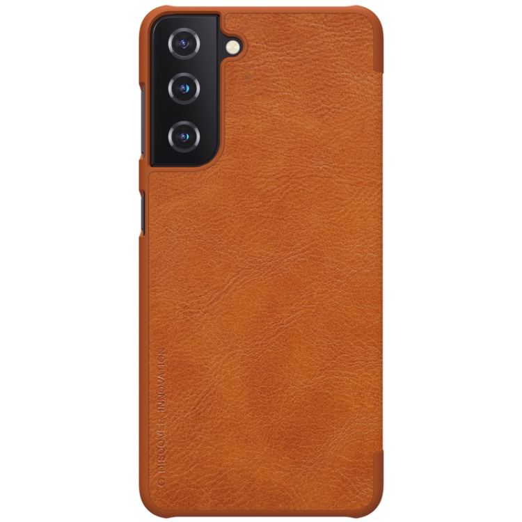 NILLKIN LEATHER Samsung Galaxy S21 Plus 5G barna termék 2. képe