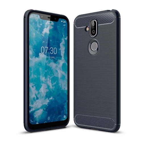 FLEXI TPU borító Nokia 7.1 Plus / X7 kék akciós termékkép 1