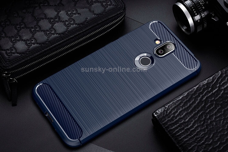 FLEXI TPU borító Nokia 7.1 Plus / X7 kék termék 2. képe