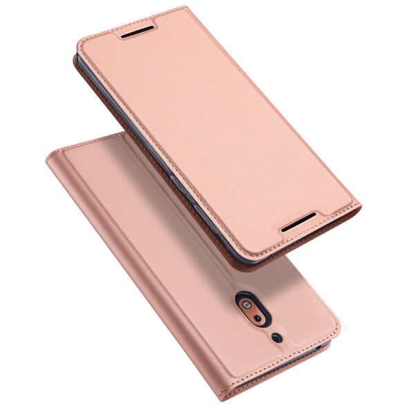 DUX könyves tok Nokia 2.1 rózsaszín akciós termékkép 1