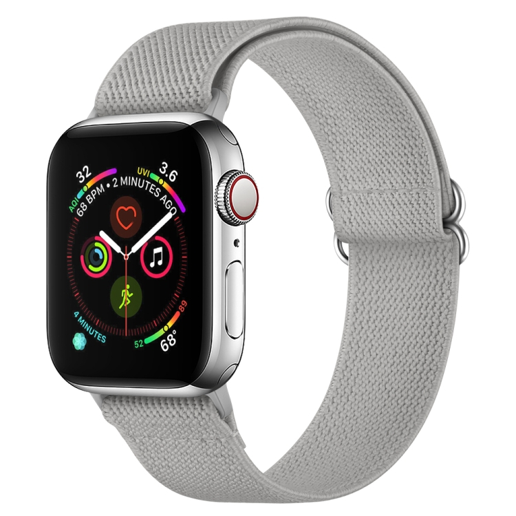 NYLON szíjas Apple Watch 7 (41 mm) / 6 / SE / 5 / 4 (40 mm) / 3 / 2 / 1 (38 mm) szürke akciós termékkép 1