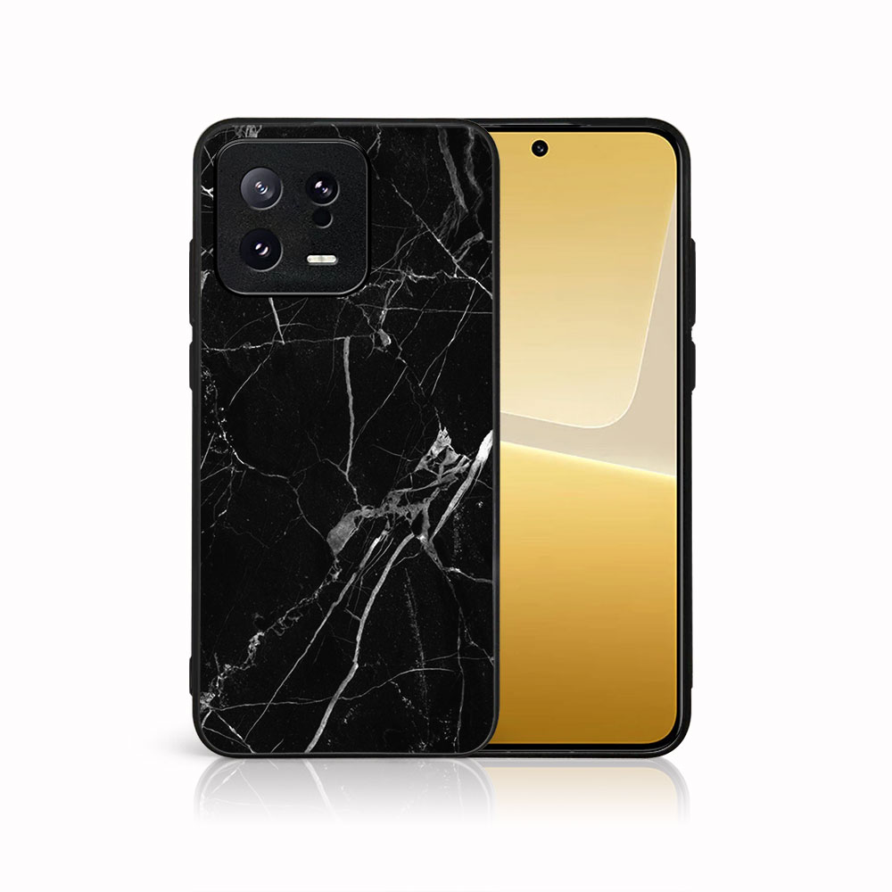MY ART Védőburkolat a Xiaomi 13-hoz BLACK MARBLE (142) akciós termékkép 1