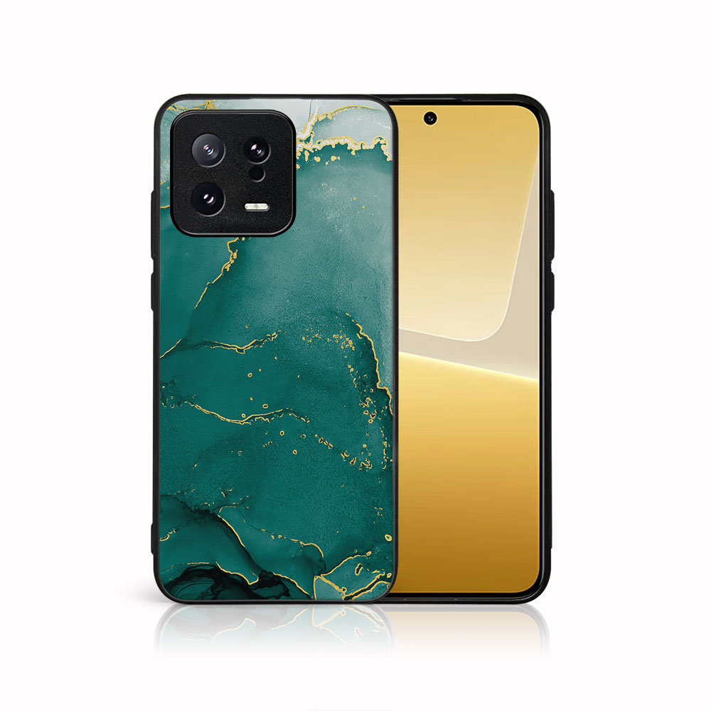 MY ART Védőburkolat: Xiaomi 13 GREEN MARBLE (145) akciós termékkép 1
