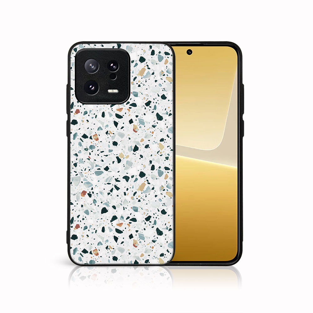 MY ART Védőburkolat a Xiaomi 13-hoz GREY TERRAZZO (163) akciós termékkép 1