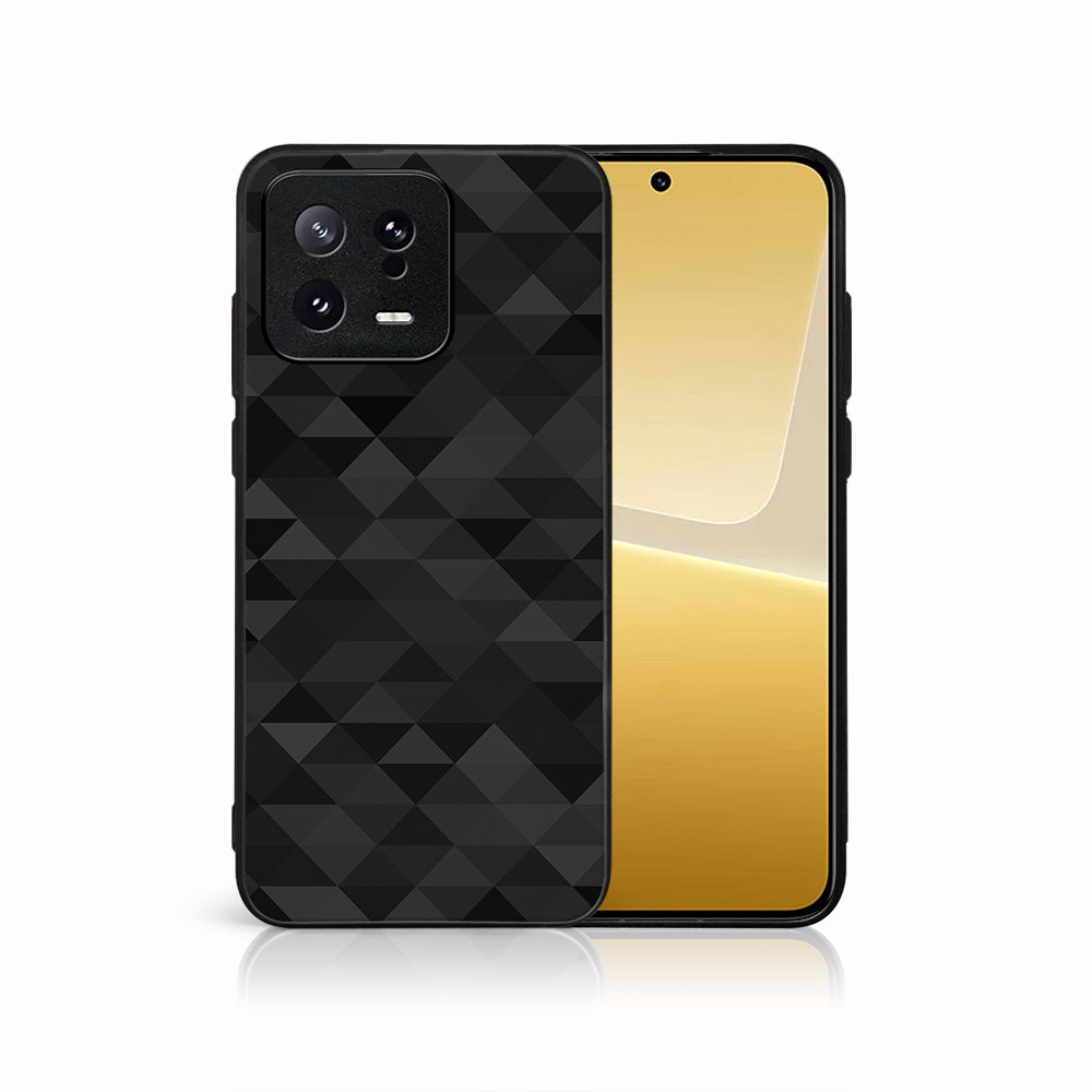 MY ART Védőburkolat a Xiaomi 13-hoz BLACK TRIANGLES (232) akciós termékkép 1