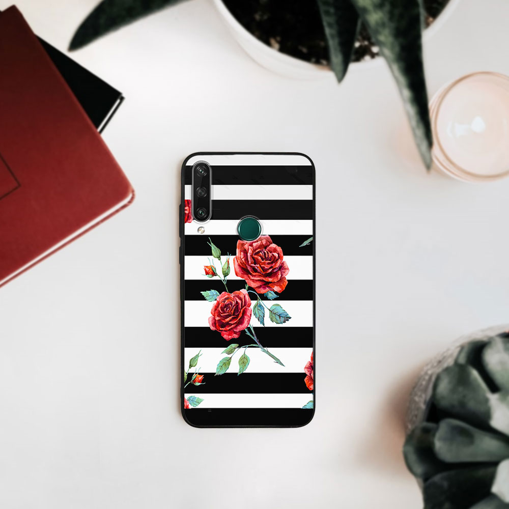 PROTEMIO MY ART Védőtok Huawei Y6p FEKETE-FEHÉR (034) termék 2. képe