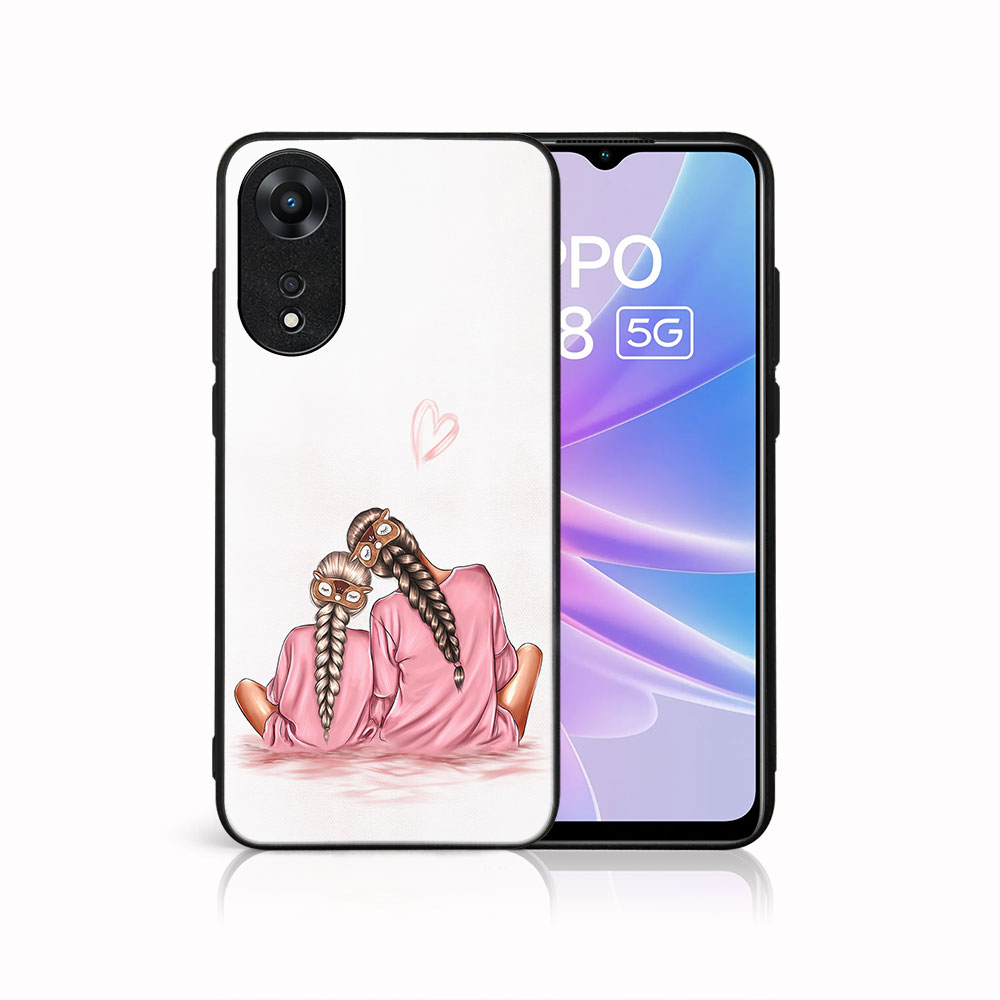 MY ART Védőburkolat a Oppo-hoz A78 5G LÁNYA (114) akciós termékkép 1