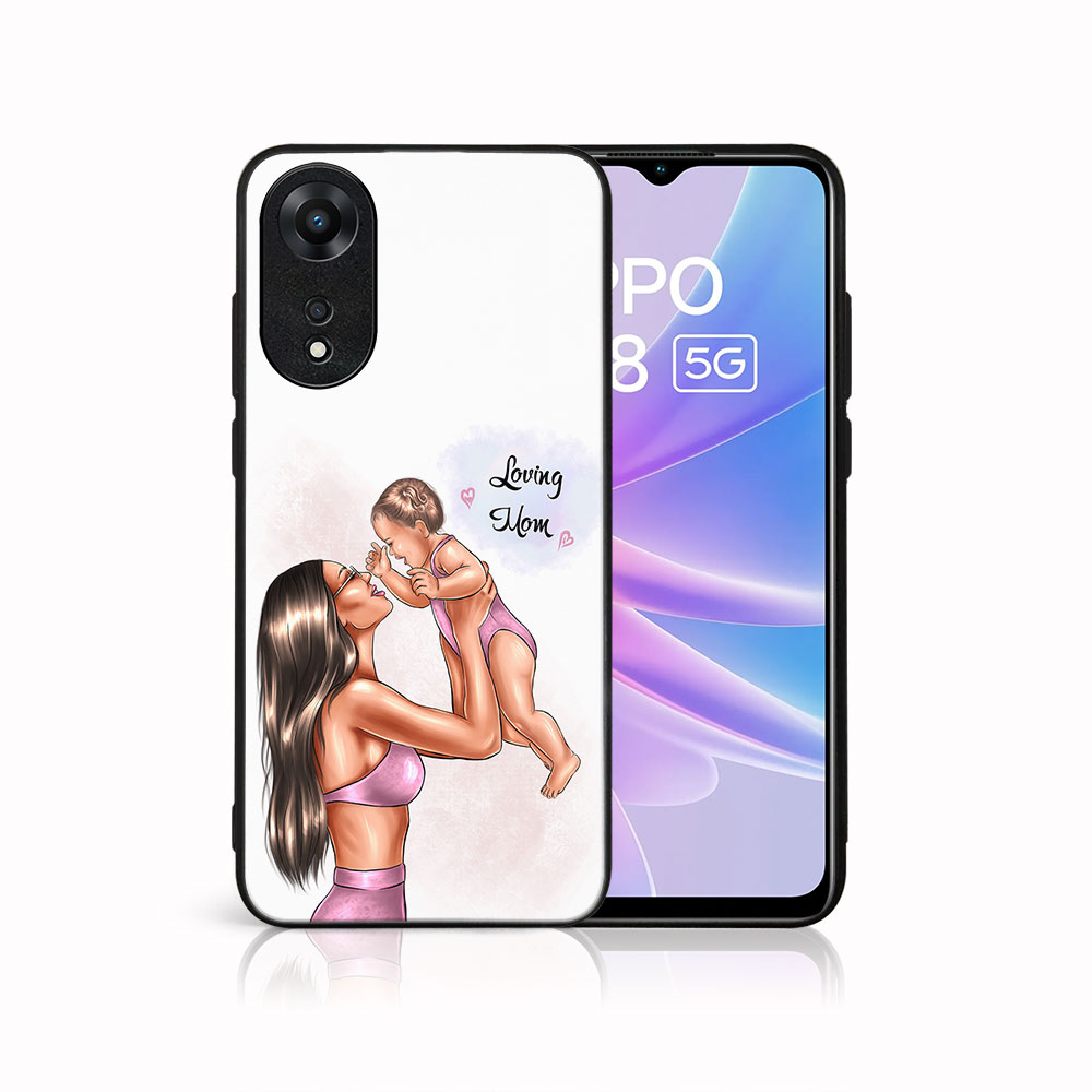 MY ART Védőhuzat Oppo A78 számára 5G LOVING MOM (115) akciós termékkép 1