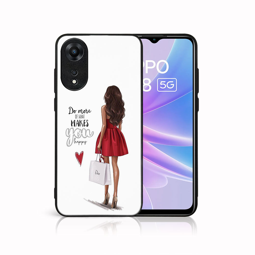 MY ART Védőburkolat: Oppo A78 5G RED DRESS (137) akciós termékkép 1