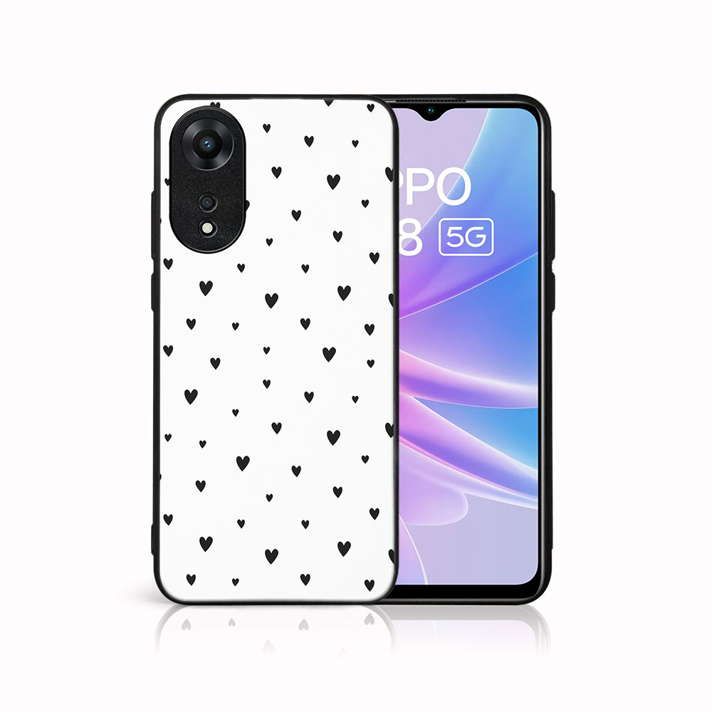 MY ART Védőburkolat: Oppo A78 5G BLACK HEARTS (167) akciós termékkép 1