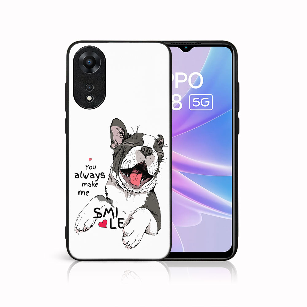MY ART Védőburkolat a Oppo-hoz A78 5G SMILE (189) akciós termékkép 1